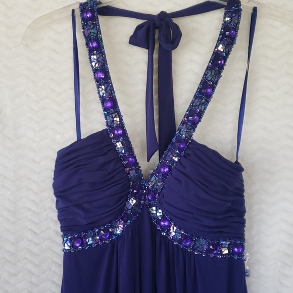 Hailey Logan Dresses & Skirts - Prom NWT Hailey Logan blue formal dress w embellishment